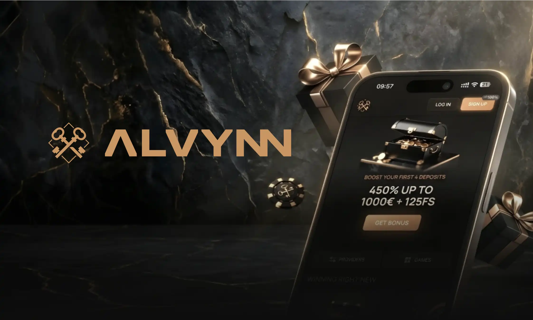 Alvynn Casino App-Screenshot